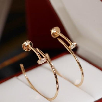 [Okajuri Jewelry]JUSTE EARRINGS DIAMONDS 1.8MM