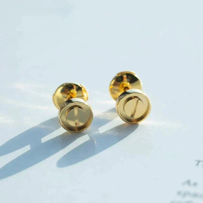 [Okajuri Jewelry]LOVE EARRINGS GOLD 10MM