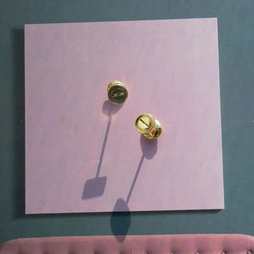 [Okajuri Jewelry]LOVE EARRINGS GOLD 10MM