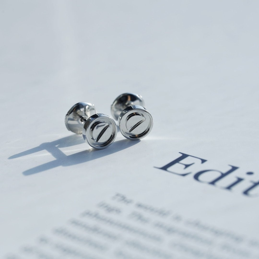 [Okajuri Jewelry]LOVE EARRINGS SILVER 10MM