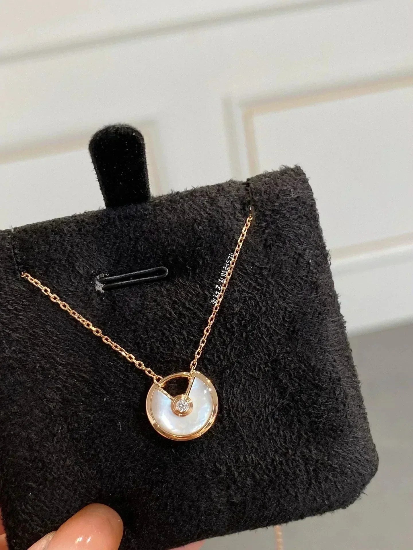 [Okajuri Jewelry]AMULETTE ROSE GOLD MOP NECKLACE