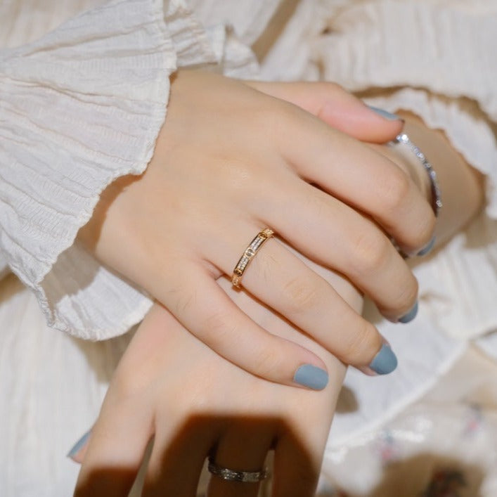 [Okajuri Jewelry] LOVE RING 2.65MM DIAMOND