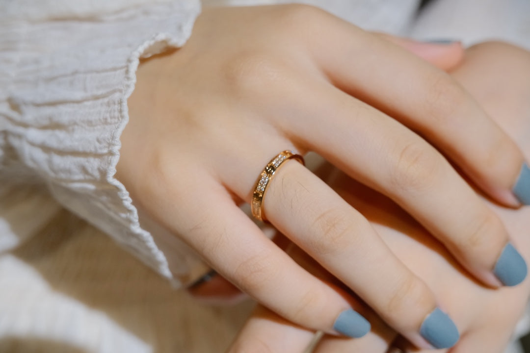 [Okajuri Jewelry]LOVE RING 2.65MM DIAMOND