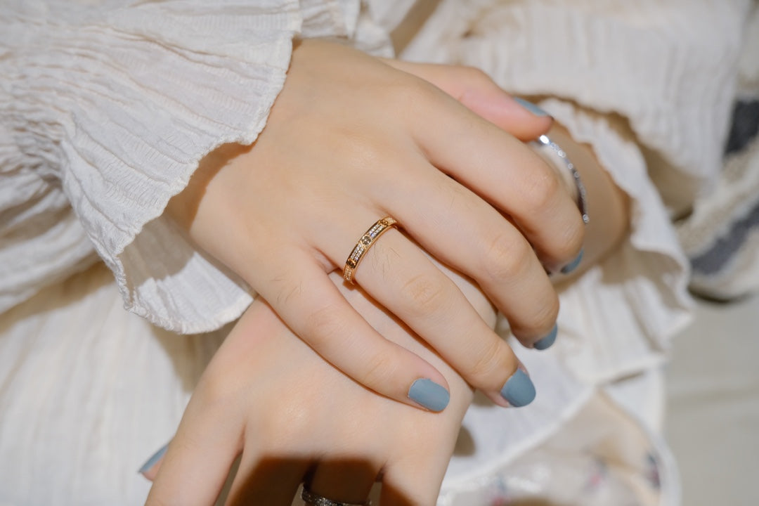 [Okajuri Jewelry]LOVE RING 2.65MM DIAMOND