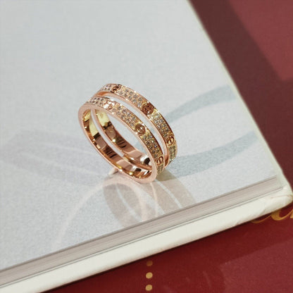 [Okajuri Jewelry] LOVE RING 2.65MM DIAMOND