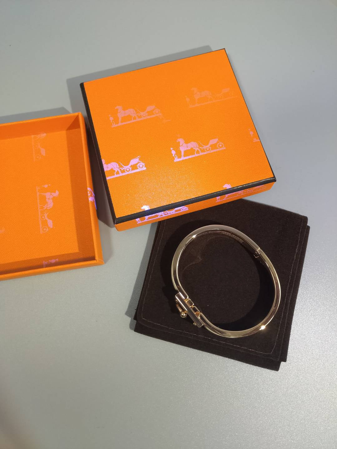 [Okajuri Jewelry]H ORANGE BRACELET