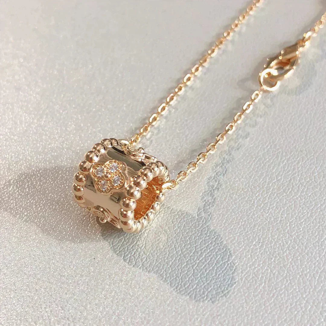 [Okajuri Jewelry]PERLEE PEDANT NECKLACE GOLD / ROSE GOLD