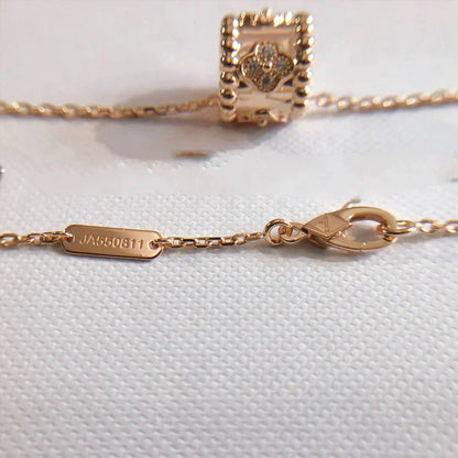 [Okajuri Jewelry]PERLEE PEDANT NECKLACE GOLD / ROSE GOLD