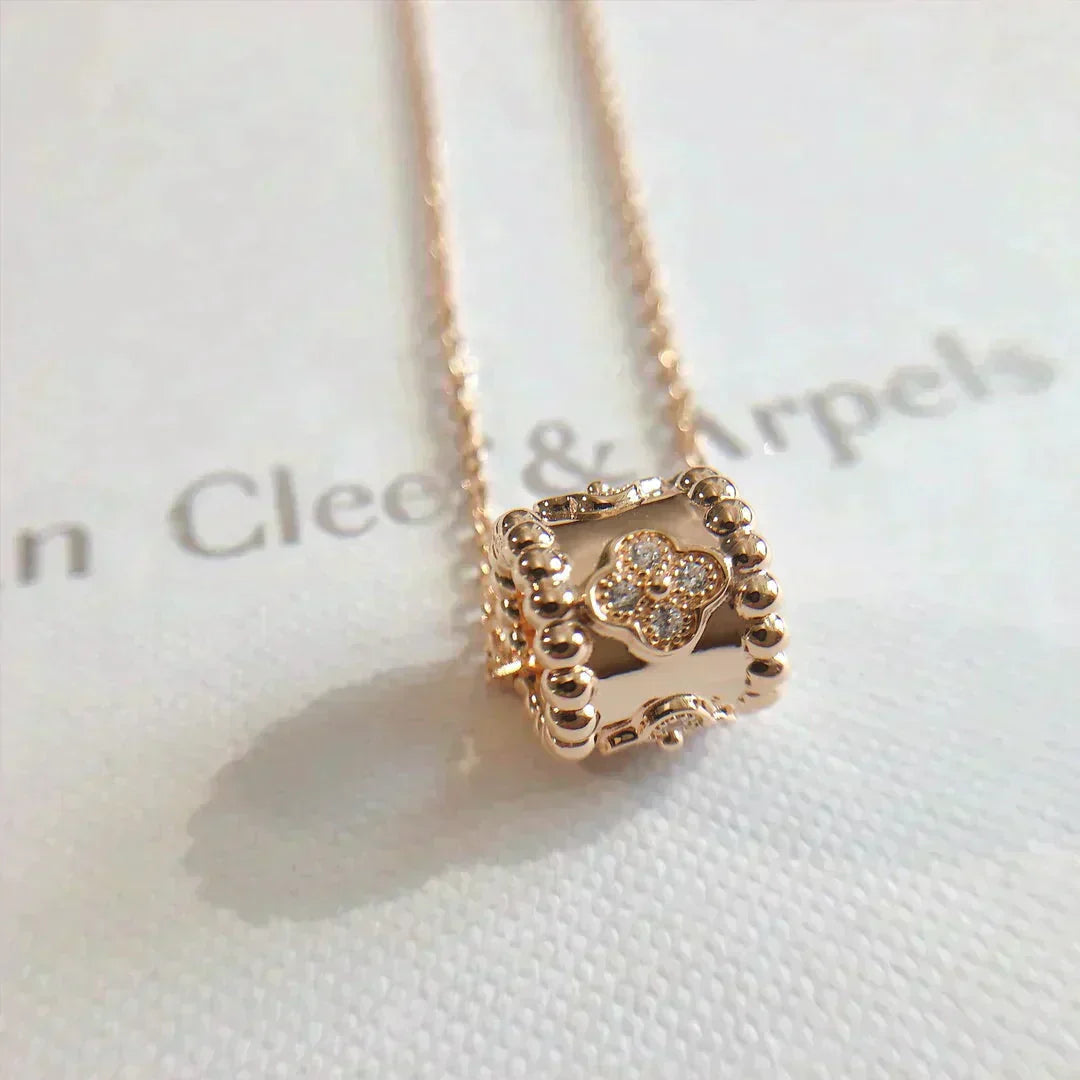 [Okajuri Jewelry]PERLEE PEDANT NECKLACE GOLD / ROSE GOLD