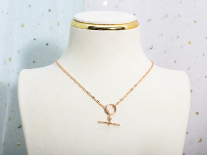 [Okajuri Jewelry]ECHAPPEE NECKLACE PINK GOLD