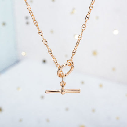 [Okajuri Jewelry]ECHAPPEE NECKLACE PINK GOLD