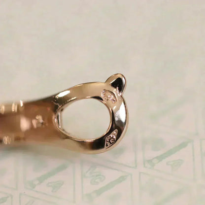 [Okajuri Jewelry]CLOVER MEDIUM 1 MOTIFS FUll DIAMOND EARRINGS