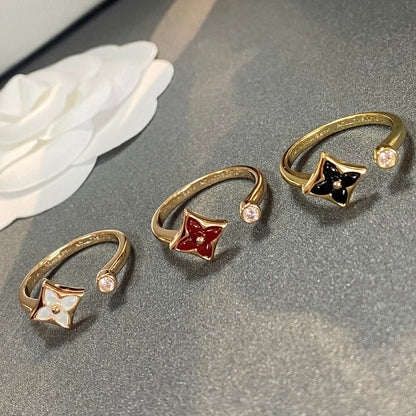 [Okajuri Jewelry]STAR 1 DIAMOND OPEN RING