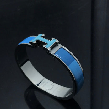 [Okajuri Jewelry]H BRACELET BLUE RAINBOW CERAMIC