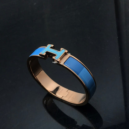 [Okajuri Jewelry]H BRACELET BLUE RAINBOW CERAMIC