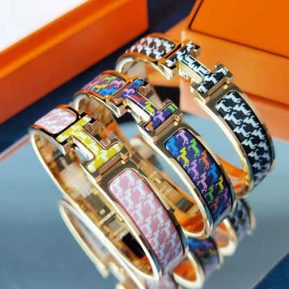 [Okajuri Jewelry]H HORSE BRACELET 12MM