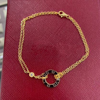 [Okajuri Jewelry] LOVE BRACELET 2 DIAMOND