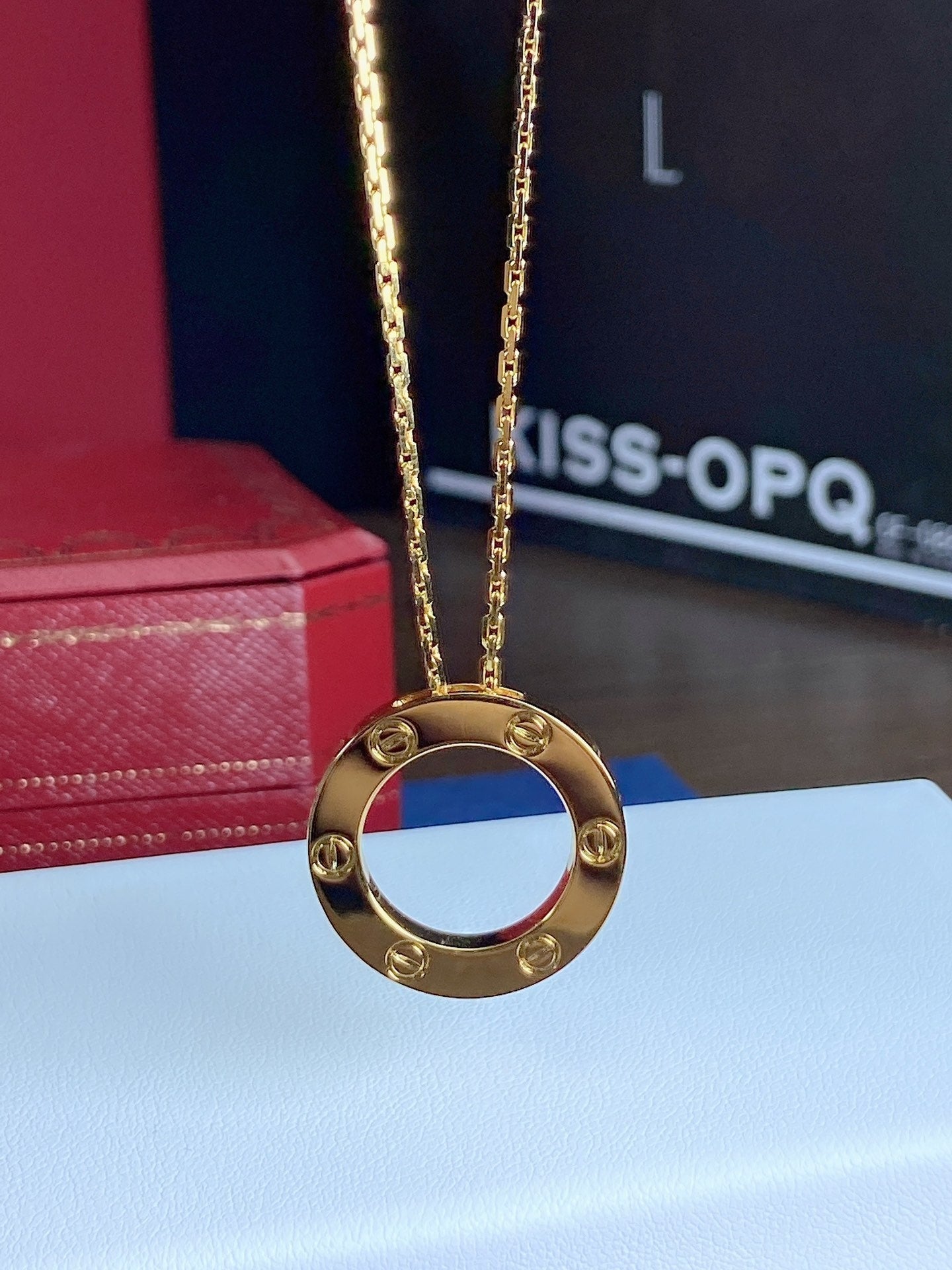 [Okajuri Jewelry]LOVE NECKLACE 16MM