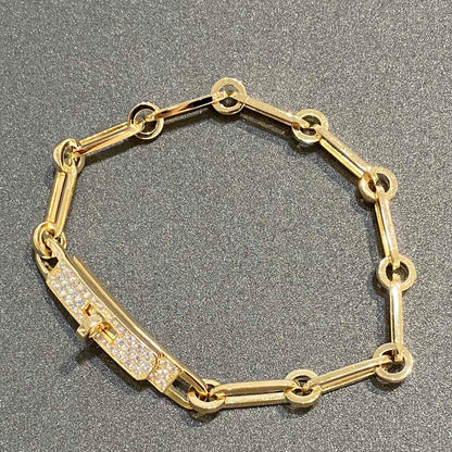 [Okajuri Jewelry]CHAINE BRACELET SMALL MODEL DIAMOND