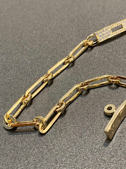 [Okajuri Jewelry]CHAINE BRACELET SMALL MODEL DIAMOND