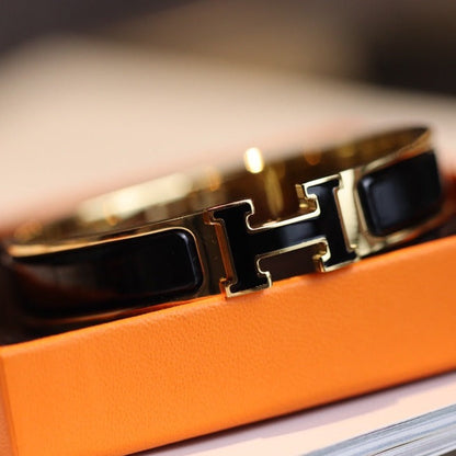 [Okajuri Jewelry]H BRACELET 12MM GOLD