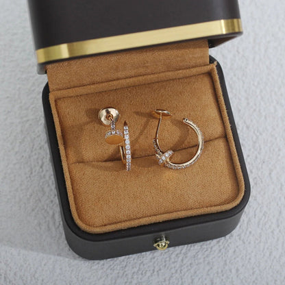 [Okajuri Jewelry] JUSTE FULL DIAMOND SMALL EARRINGS