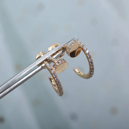 [Okajuri Jewelry] JUSTE FULL DIAMOND SMALL EARRINGS