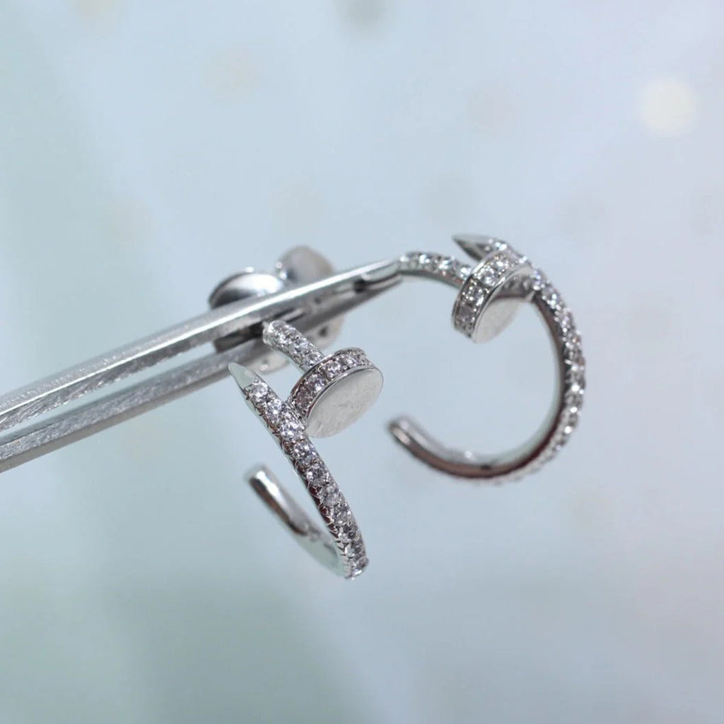 [Okajuri Jewelry] JUSTE FULL DIAMOND SMALL EARRINGS