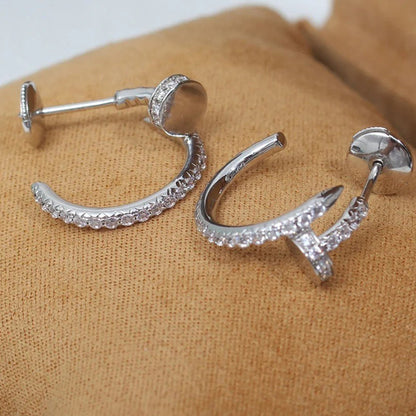 [Okajuri Jewelry] JUSTE FULL DIAMOND SMALL EARRINGS