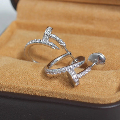 [Okajuri Jewelry] JUSTE FULL DIAMOND SMALL EARRINGS