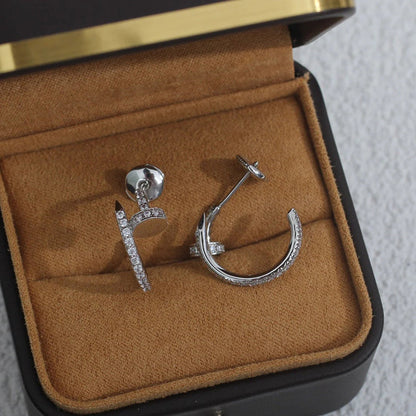 [Okajuri Jewelry] JUSTE FULL DIAMOND SMALL EARRINGS