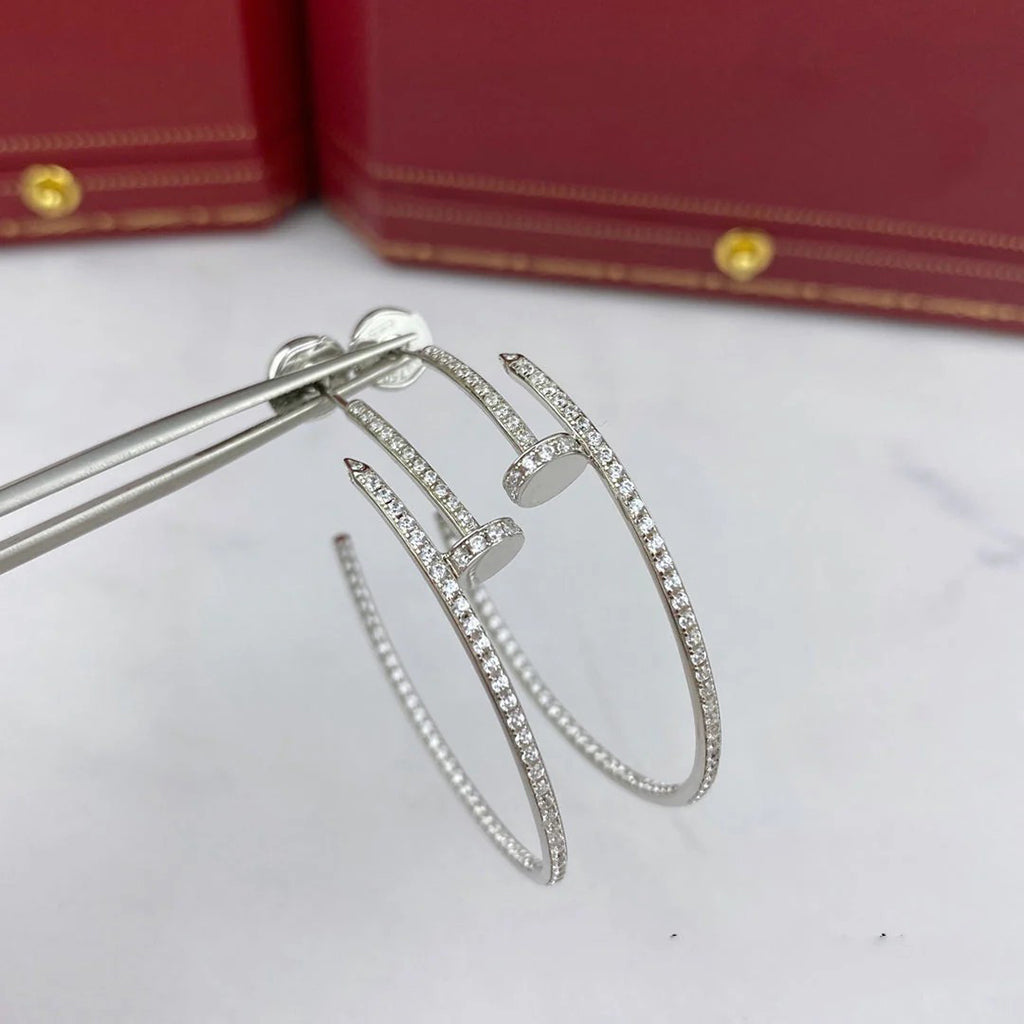 [Okajuri Jewelry] JUSTE FULL DIAMOND LARGE EARRINGS
