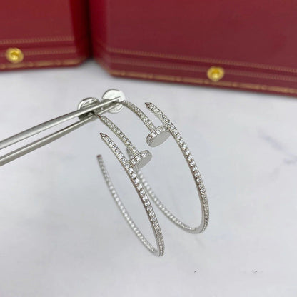 [Okajuri Jewelry] JUSTE FULL DIAMOND LARGE EARRINGS
