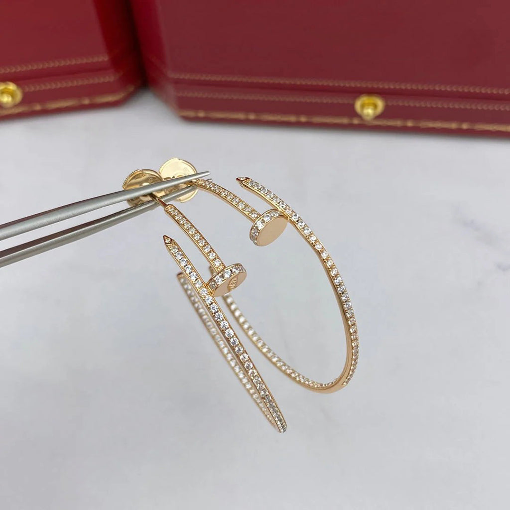 [Okajuri Jewelry] JUSTE FULL DIAMOND LARGE EARRINGS