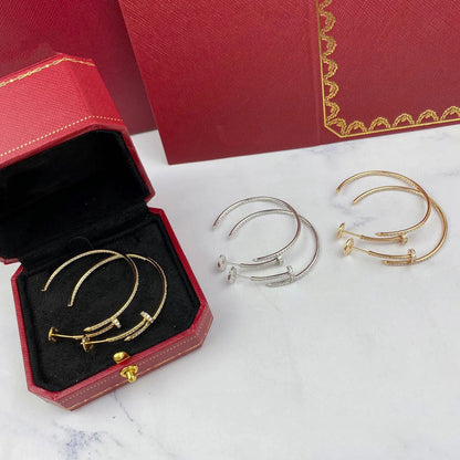 [Okajuri Jewelry] JUSTE FULL DIAMOND LARGE EARRINGS