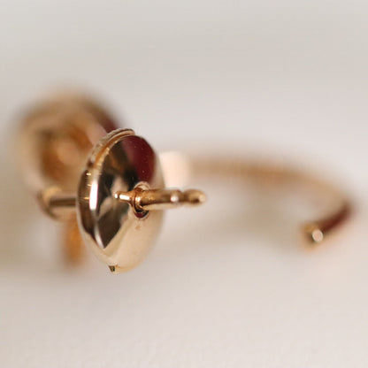 [Okajuri Jewelry]JUSTE EARRINGS PINK GOLD