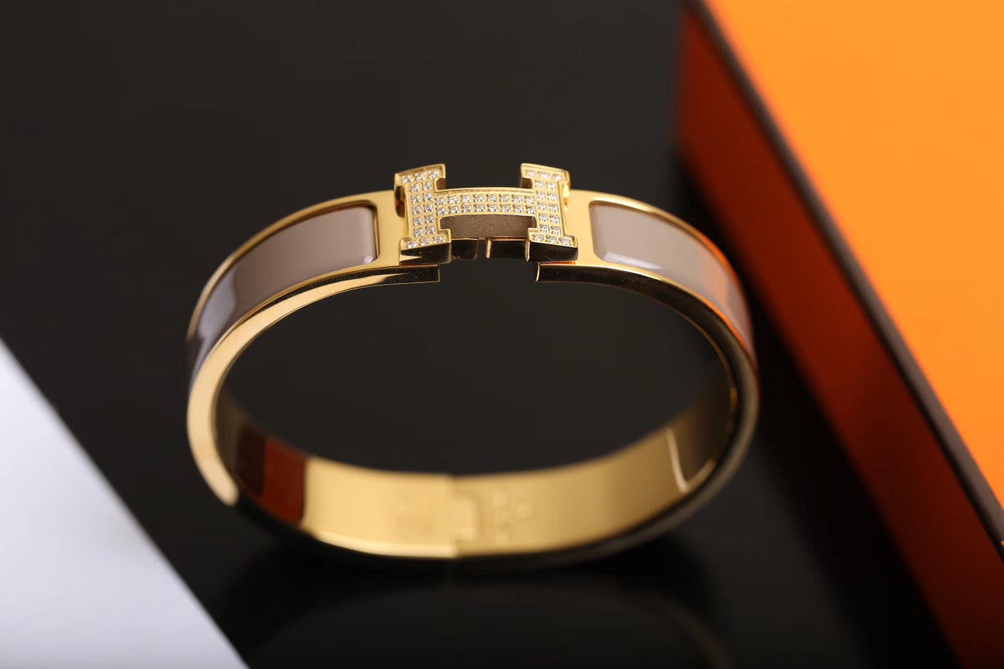 [Okajuri Jewelry]H BRACELET GOLD DIAMOND
