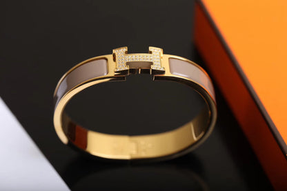 [Okajuri Jewelry]H BRACELET GOLD DIAMOND