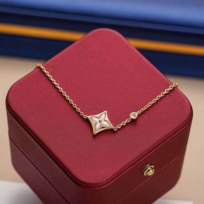 [Okajuri Jewelry]STAR 1 DIAMOND PINK GOLD BRACELET