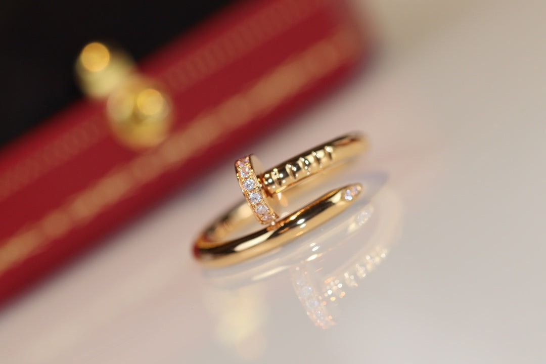[Okajuri Jewelry]JUSTE RING 2.65MM GOLD DIAMOND