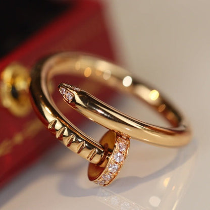 [Okajuri Jewelry]JUSTE RING 2.65MM GOLD DIAMOND