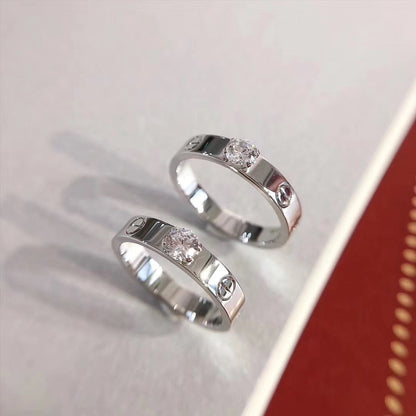 [Okajuri Jewelry]LOVE RING 3.6MM 1 BIG DIAMOND