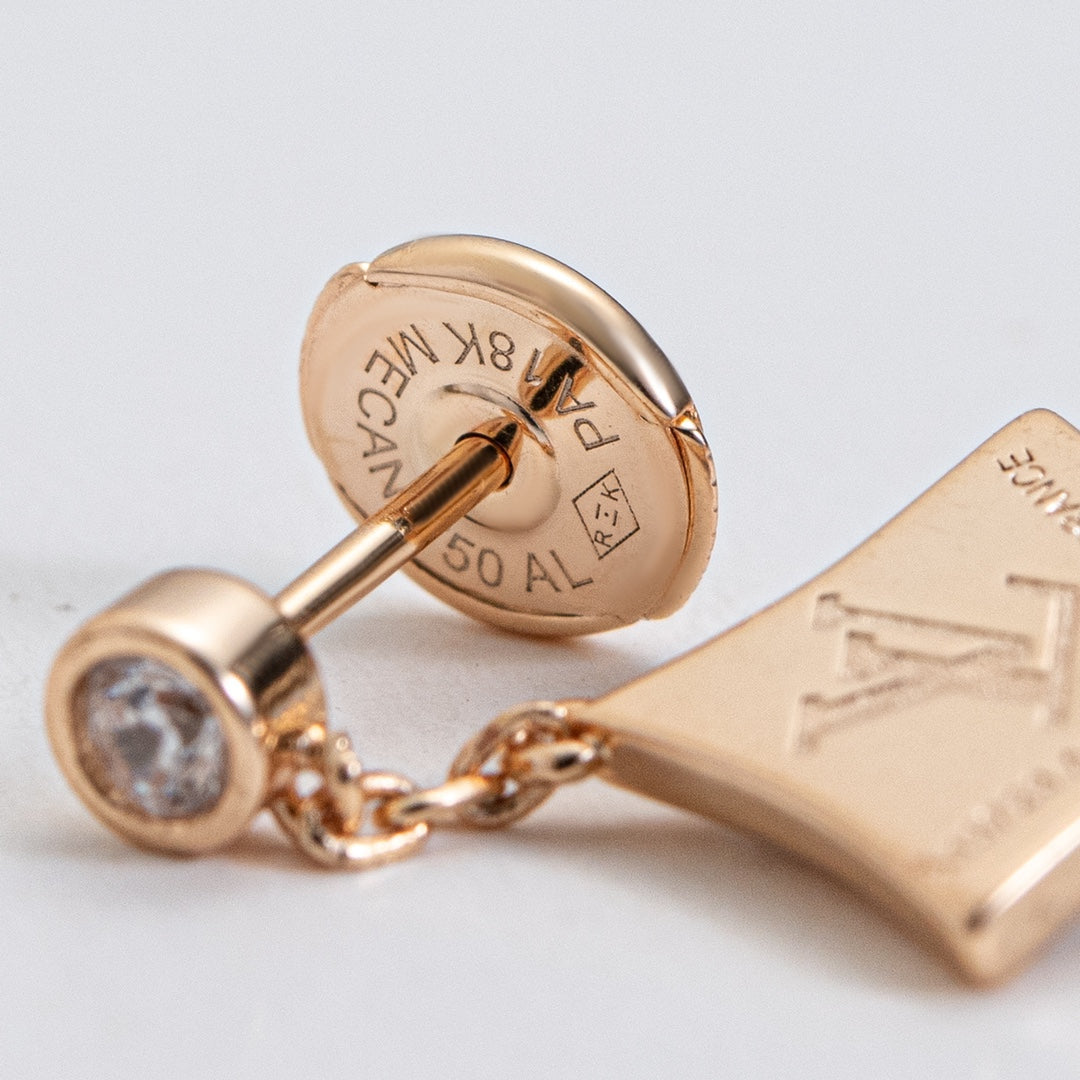 [Okajuri Jewelry]STAR DIAMONDS EARRINGS GOLD