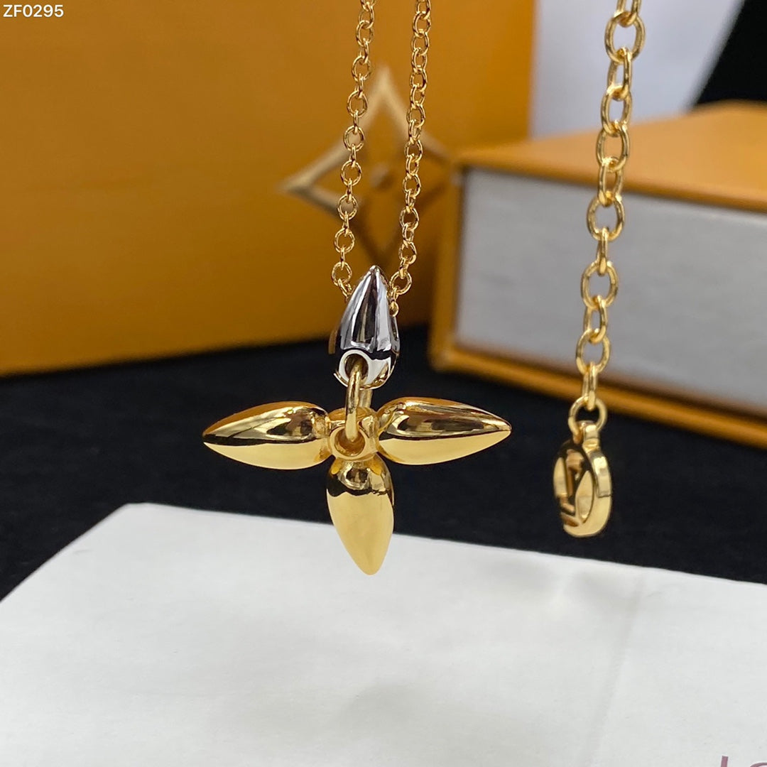 [Okajuri Jewelry]LOUISETTE PEDANT GOLD NECKLACE