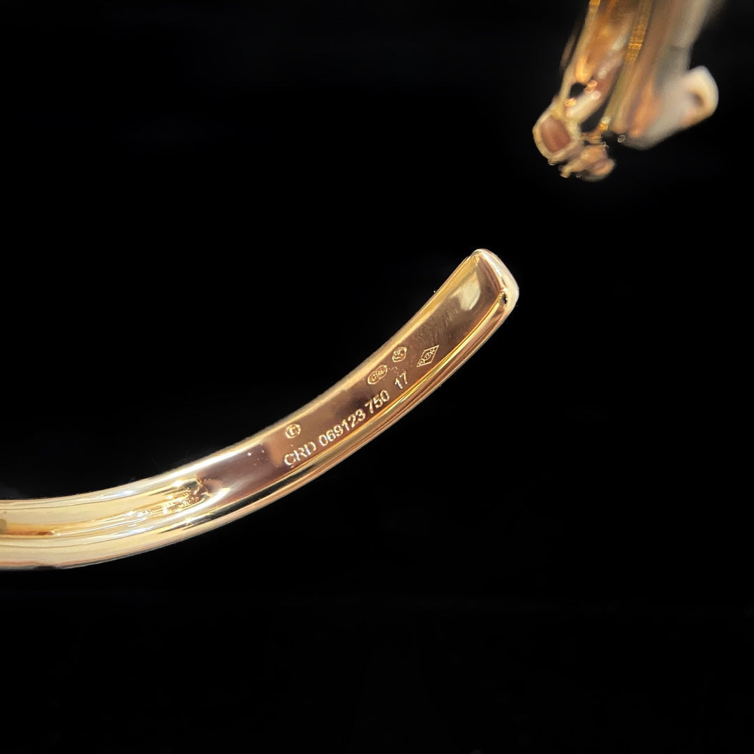 [Okajuri Jewelry]PANTHERE GOLD OPEN BRACELET