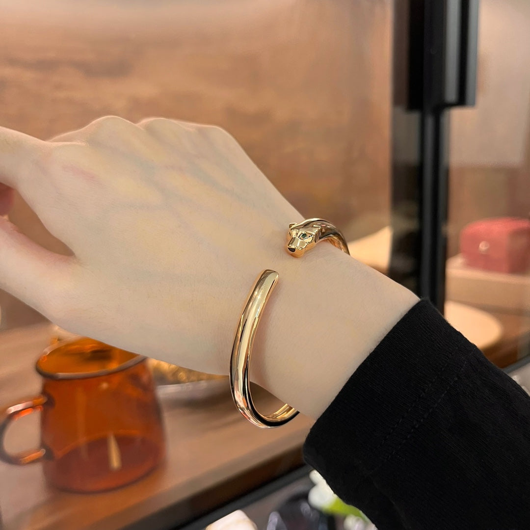 [Okajuri Jewelry]PANTHERE GOLD OPEN BRACELET