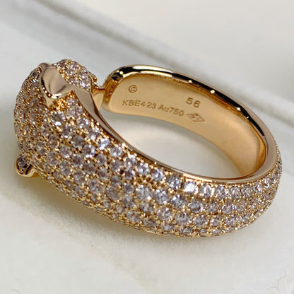 [Okajuri Jewelry]PANTHERE PINK GOLD DIAMOND RING