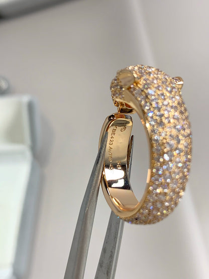 [Okajuri Jewelry]PANTHERE PINK GOLD DIAMOND RING