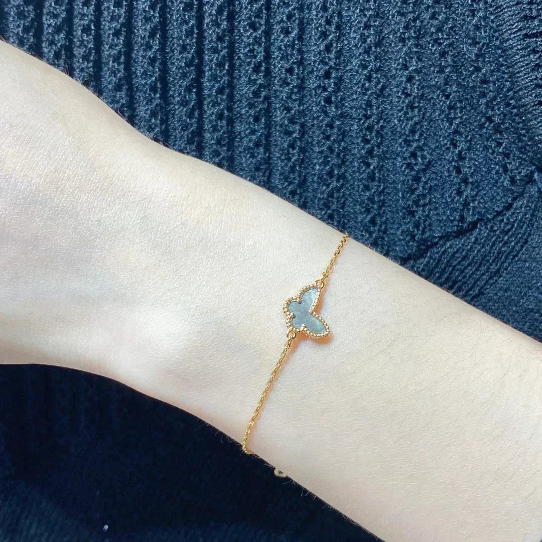 [Okajuri Jewelry]BUTTERFLY DARK MOP BUTTERFLY BRACELET