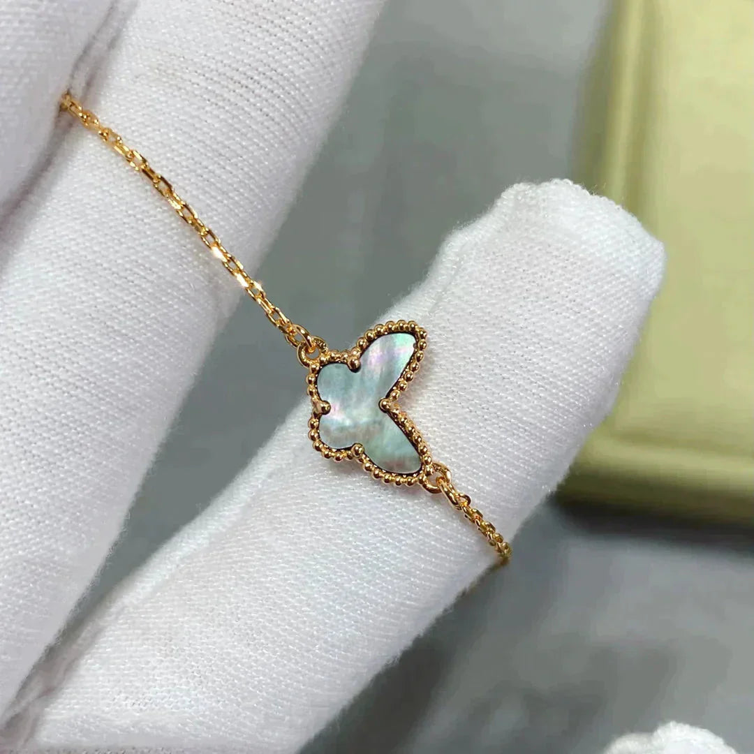 [Okajuri Jewelry]BUTTERFLY DARK MOP BUTTERFLY BRACELET